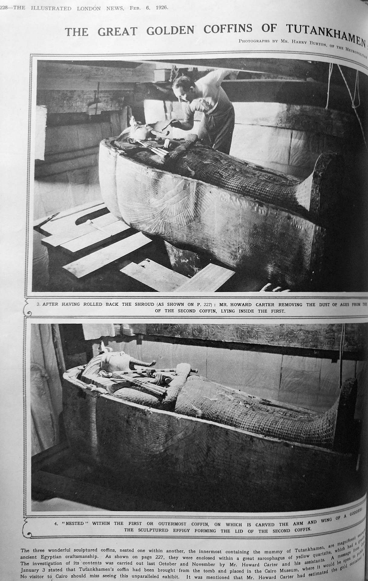 Tut golden coffins 3